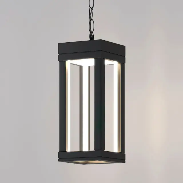 Уличный светильник Elektrostandard 1528 TECHNO LED черный/(a051857) FRAME, ракурс 5