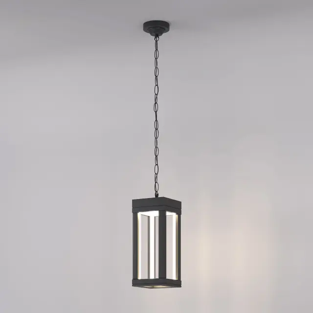 Уличный светильник Elektrostandard 1528 TECHNO LED серый/(a051858) FRAME, ракурс 5