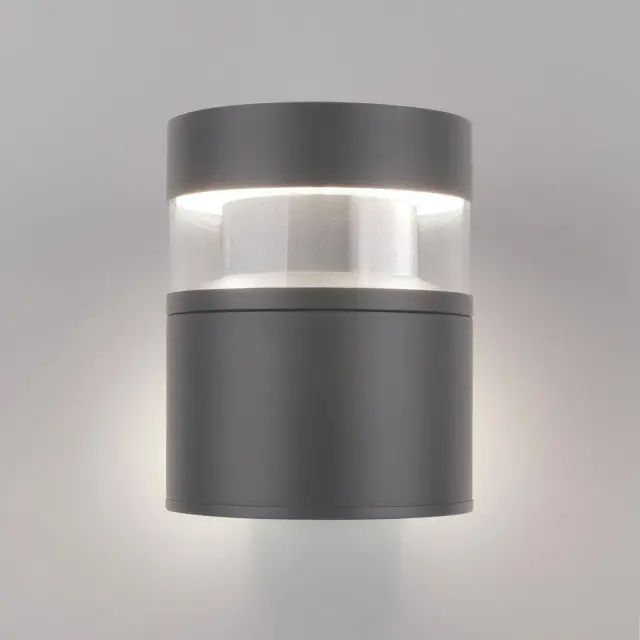 Уличный светильник Elektrostandard 1530 TECHNO LED серый/(a052247) TECHNO, ракурс 3
