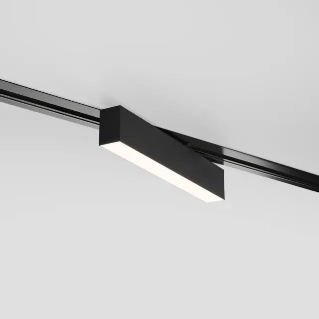 Трековый светодиодный светильник для однофазного шинопровода X-Line 10W 4200K черный матовый X-Line черный матовый 10W 4200K (LTB53) однофазный