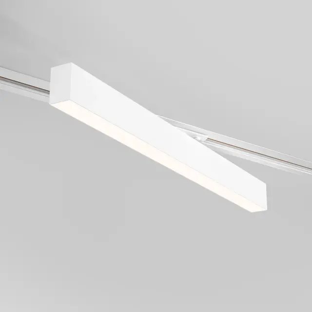 Трековый светодиодный светильник для однофазного шинопровода X-Line 20W 4200K белый матовый X-Line белый матовый 20W 4200K (LTB54) однофазный