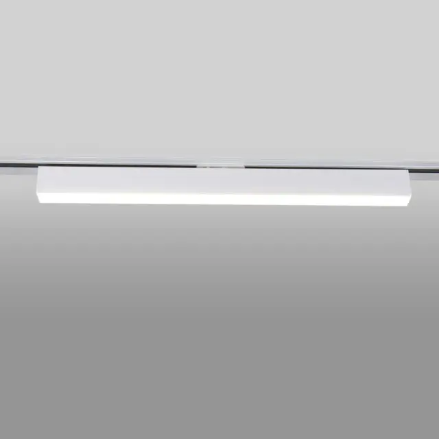Трековый светодиодный светильник для однофазного шинопровода X-Line 20W 4200K белый матовый X-Line белый матовый 20W 4200K (LTB54) однофазный, ракурс 2