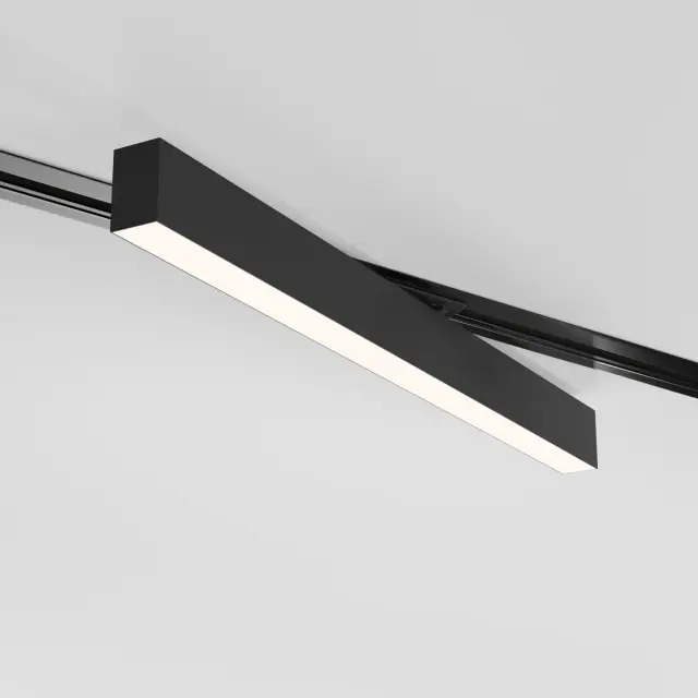 Трековый светодиодный светильник для однофазного шинопровода X-Line 20W 4200K черный матовый X-Line черный матовый 20W 4200K (LTB54) однофазный