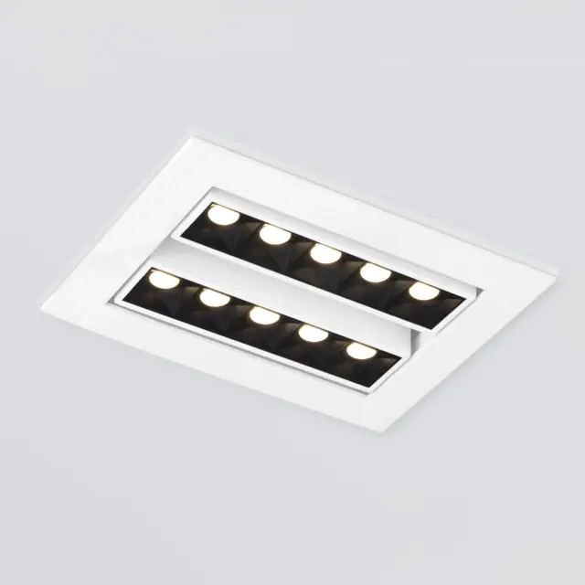 Точечный светильник Elektrostandard 9923 LED 20W 4200K белый/черный/(a052482) TEKKI