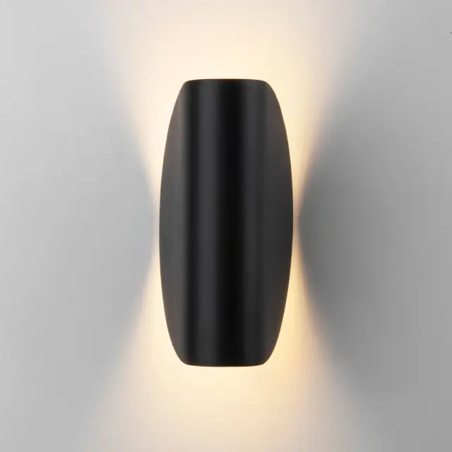 Уличный светильник Elektrostandard 1632 TECHNO LED/(a052620) TACO — черный, ракурс 3