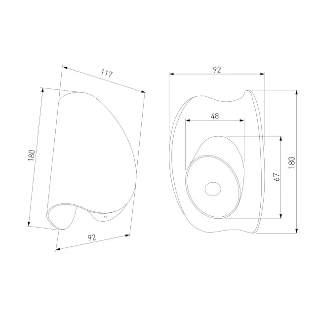 Уличный светильник Elektrostandard 1632 TECHNO LED/(a052620) TACO — черный, ракурс 5