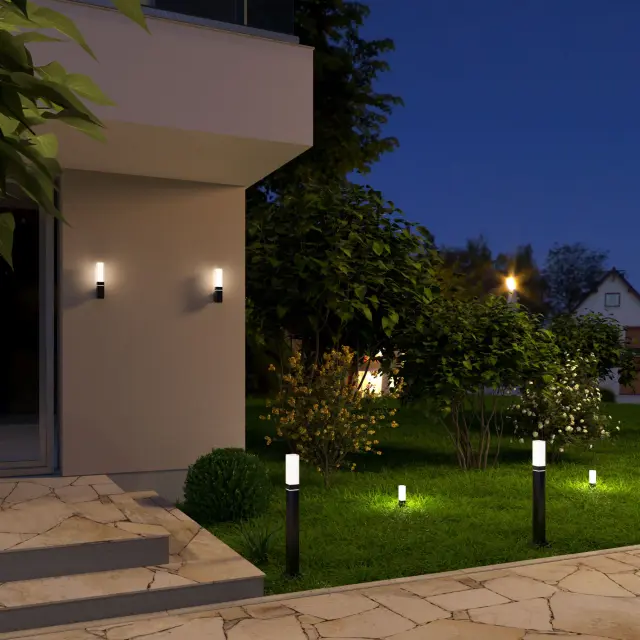 Уличный светильник Elektrostandard 1534 TECHNO LED/(a052856) TECHNO — черный, ракурс 3