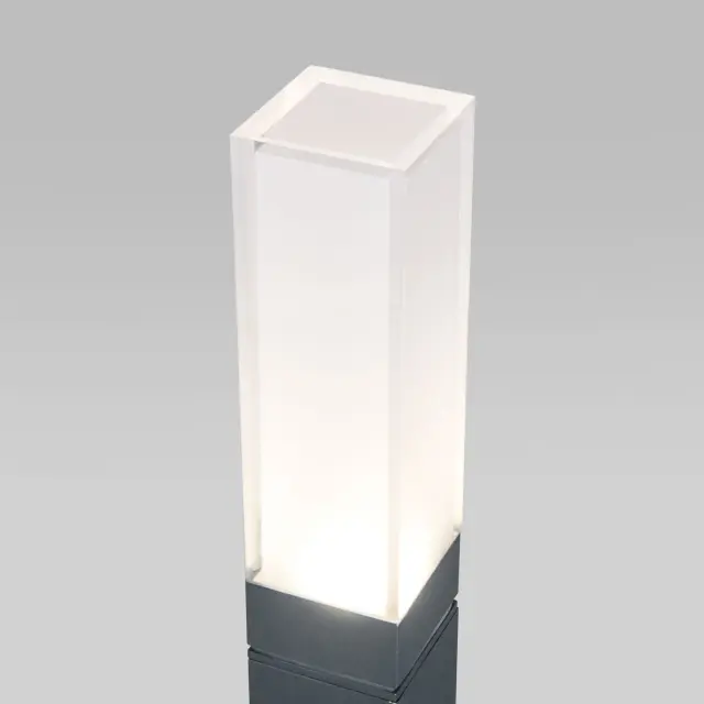 Уличный светильник Elektrostandard 1537 TECHNO LED/(a052861) TECHNO — серый, ракурс 5