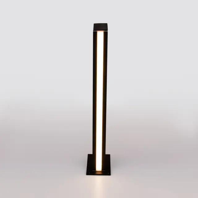 Уличный светильник Elektrostandard 1538 TECHNO LED черный/(a053316) FLAT, ракурс 4