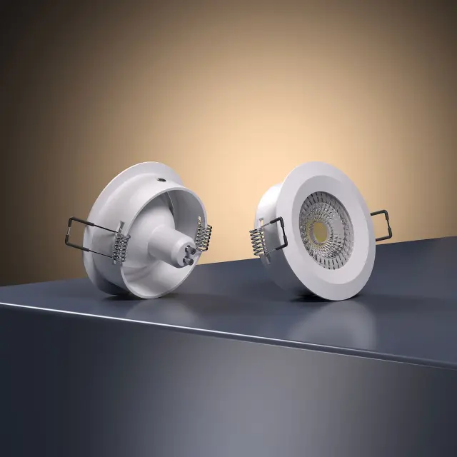Точечный светильник Elektrostandard 110 MR16 белый/(a053331) DIAL, ракурс 6