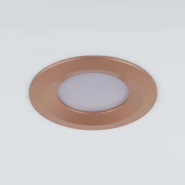 Точечный светильник Elektrostandard 110 MR16 золотой/(a053333) DIAL, ракурс 3