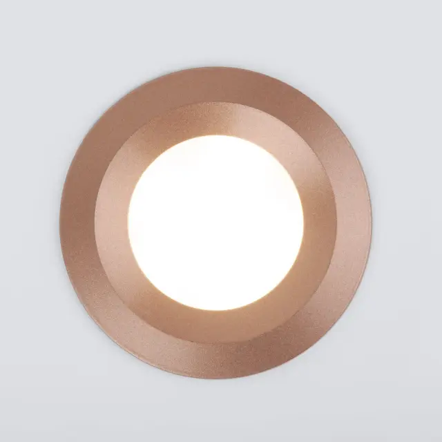 Точечный светильник Elektrostandard 110 MR16 золотой/(a053333) DIAL, ракурс 4