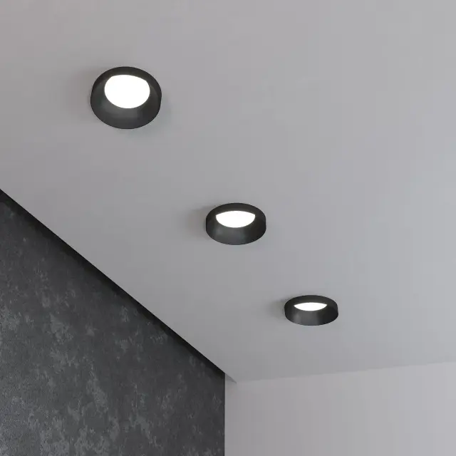 Точечный светильник Elektrostandard 111 MR16 черный/(a053336) DISC, ракурс 3