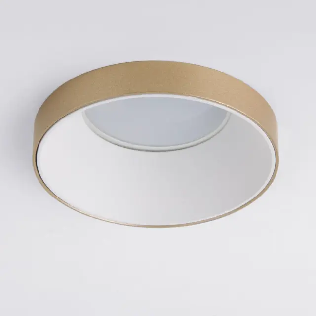Точечный светильник Elektrostandard 112 MR16 белый/золото/(a053338) DISCUS, ракурс 3
