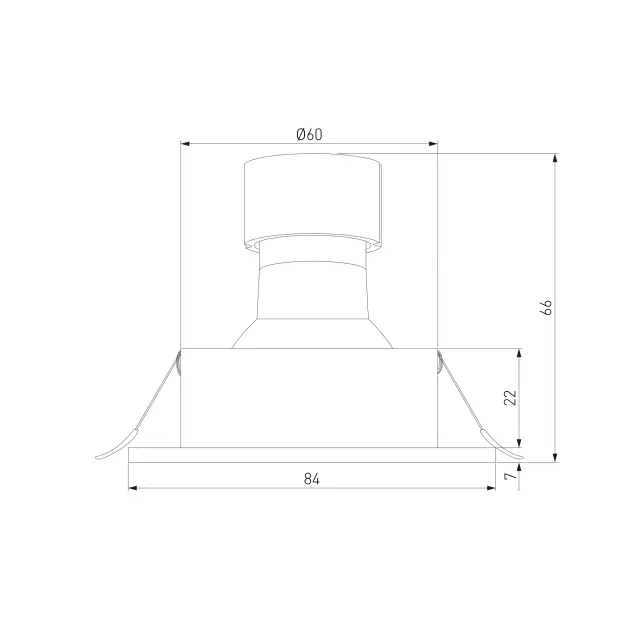 Точечный светильник Elektrostandard 125 MR16 белый матовый/(a053361) FLICKR, ракурс 5