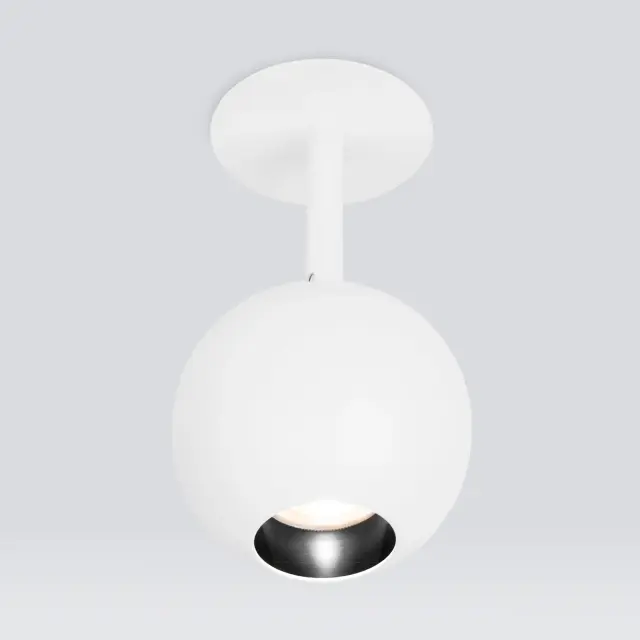 Точечный светильник Elektrostandard 9926 LED 12W 4200K белый/(a053737) BALL, ракурс 2
