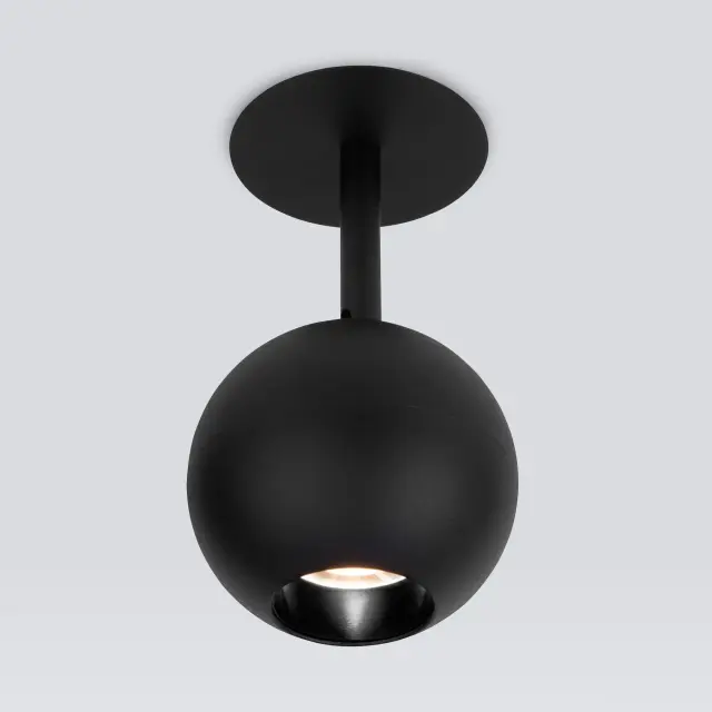 Точечный светильник Elektrostandard 9926 LED 12W 4200K черный/(a053738) BALL, ракурс 3