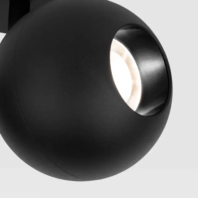 Точечный светильник Elektrostandard 9926 LED 12W 4200K черный/(a053738) BALL, ракурс 6