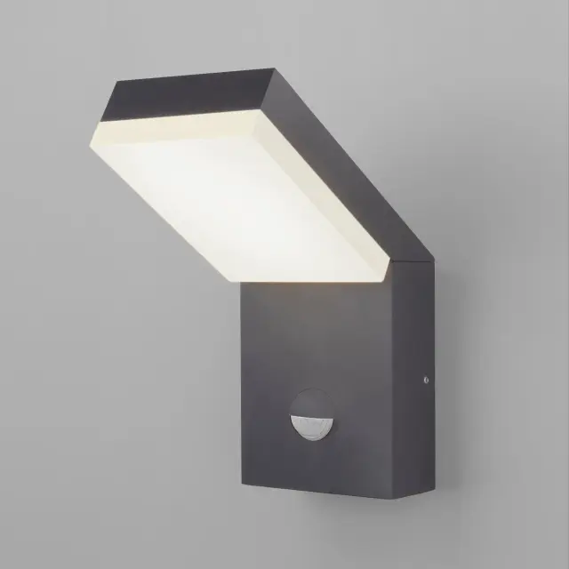 Уличный светильник Elektrostandard 1541 TECHNO LED серый/(a053947) SENSOR