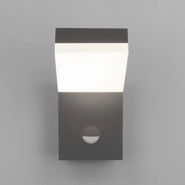 Уличный светильник Elektrostandard 1541 TECHNO LED серый/(a053947) SENSOR, ракурс 2