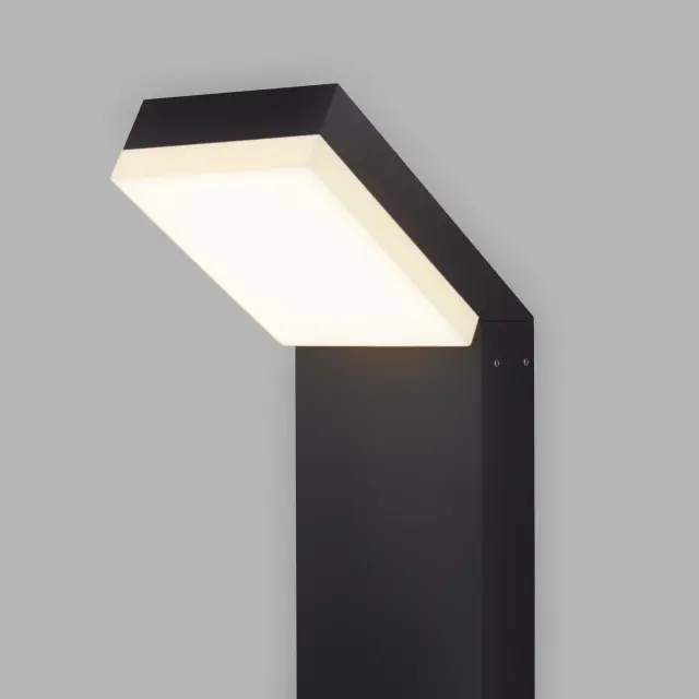 Уличный светильник Elektrostandard 1542 TECHNO LED черный/(a053948) SENSOR, ракурс 3