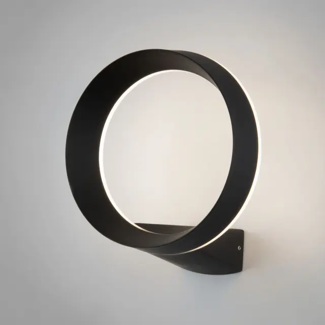 Уличный светильник Elektrostandard 1710 TECHNO LED черный/(a054933) RING