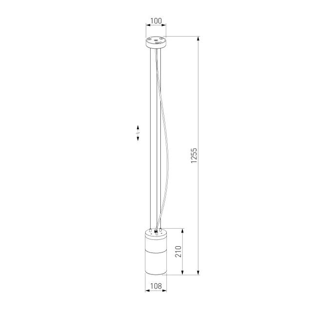 Уличный светильник Elektrostandard 35125/H/(a055634) ROIL — черный, ракурс 5