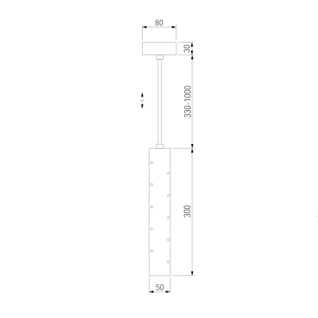Светильник Elektrostandard 50214/1 LED хром/(a055666) BONG, ракурс 5