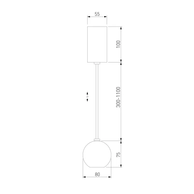 Светильник Elektrostandard 50215/1 LED хром/(a055675) GIRO, ракурс 4