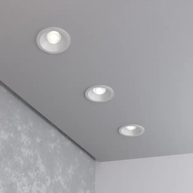 Точечный светильник Elektrostandard 15266/LED/(a055718) LIN — белый, ракурс 3