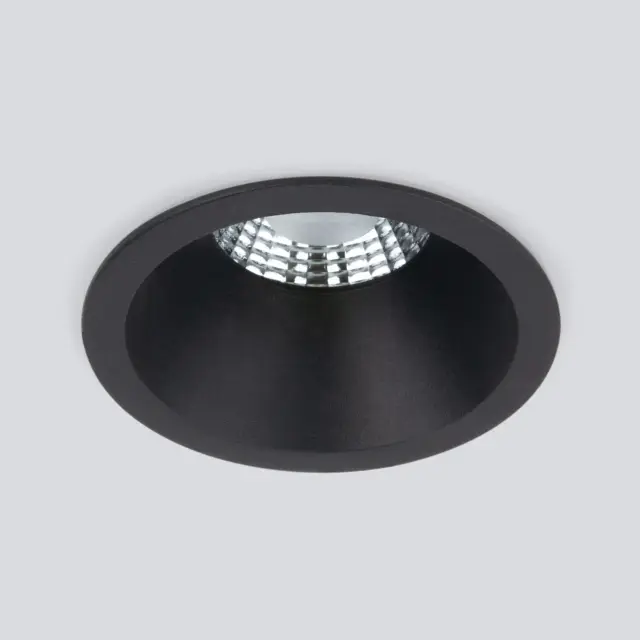 Точечный светильник Elektrostandard 15266/LED/(a055719) LIN — черный, ракурс 2