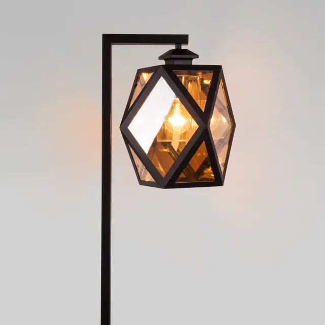 Уличный светильник Elektrostandard 35133/F черный/(a056235) AMBRA