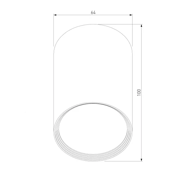 Точечный светильник Elektrostandard 35128/H белый/(a056333) LIGHT, ракурс 3