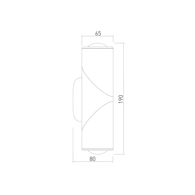 Уличный светильник Elektrostandard 35127/D черный/(a056335) GIRA, ракурс 5