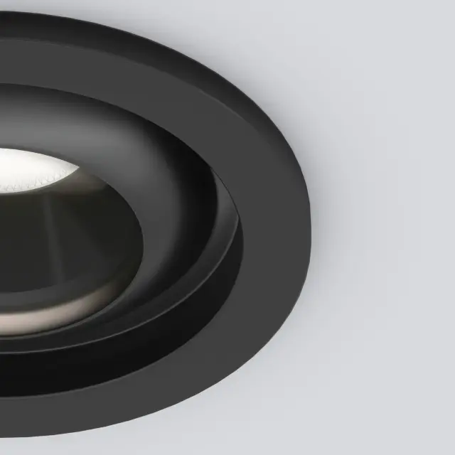 Точечный светильник Elektrostandard 25022/LED/(a056767) LUSS — черный, ракурс 2