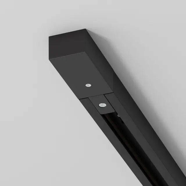 Однофазный шинопровод черный 2м 85080/00, ракурс 2