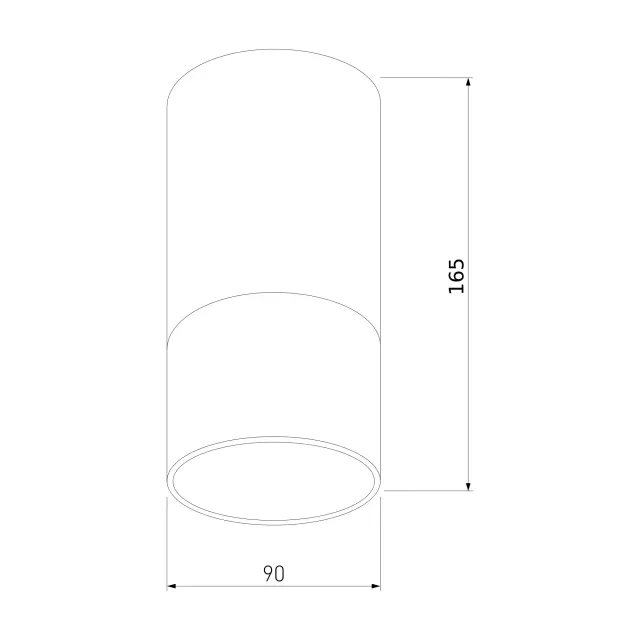 Уличный светильник Elektrostandard 35139/H черный/(a057156) LIGHT LED — белый, ракурс 2