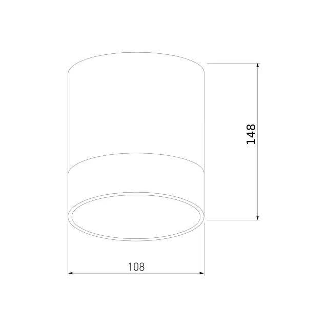 Уличный светильник Elektrostandard 35140/H серый/(a057161) LIGHT LED — белый, ракурс 5