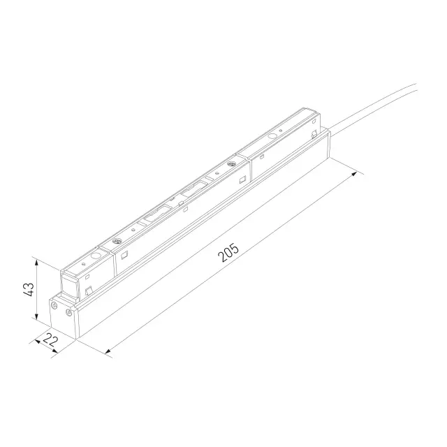 Slim Magnetic Блок питания 100W черный 95043/00, ракурс 6