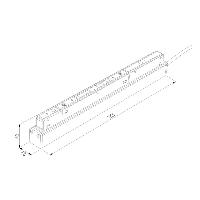 Slim Magnetic Блок питания 200W черный 95042/00, ракурс 4