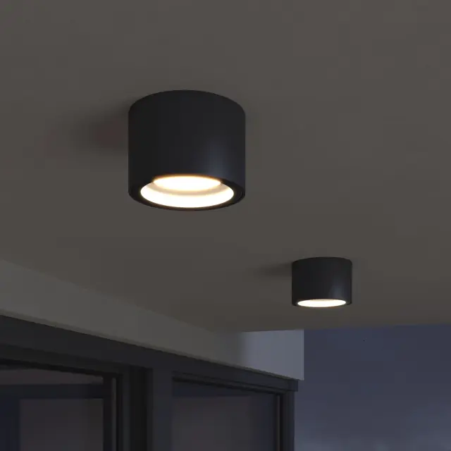 Точечный светильник Elektrostandard 35144/H черный/(a057868) LIGHT, ракурс 2