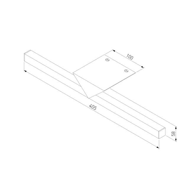 Подсветка для картин/зеркал Elektrostandard 40115/LED белый/(a058167) DELTA, ракурс 5