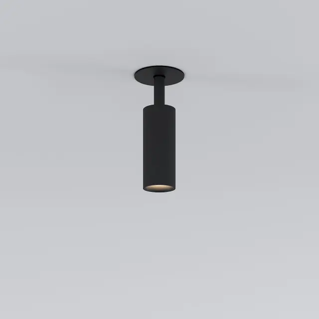 Точечный светильник Elektrostandard 25039/LED/(a058218) DIFFE — черный, ракурс 2