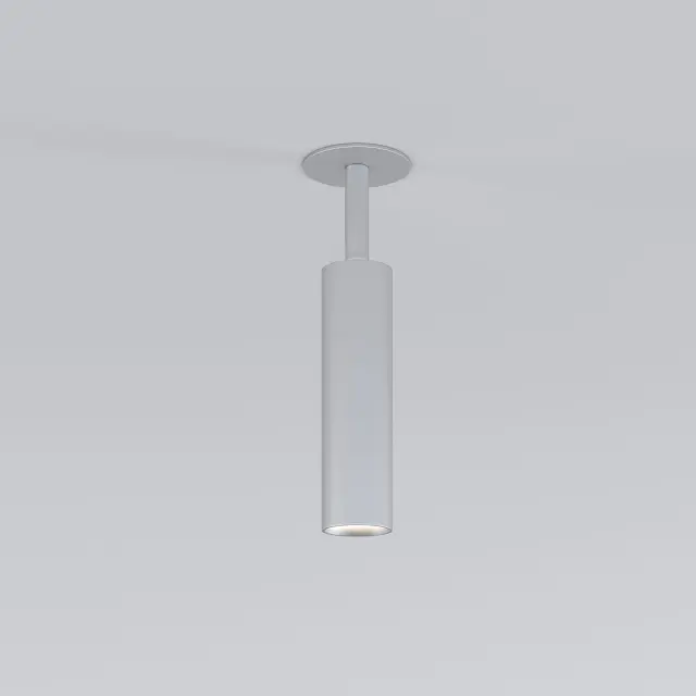 Точечный светильник Elektrostandard 25040/LED/(a058227) DIFFE — серебряный, ракурс 2