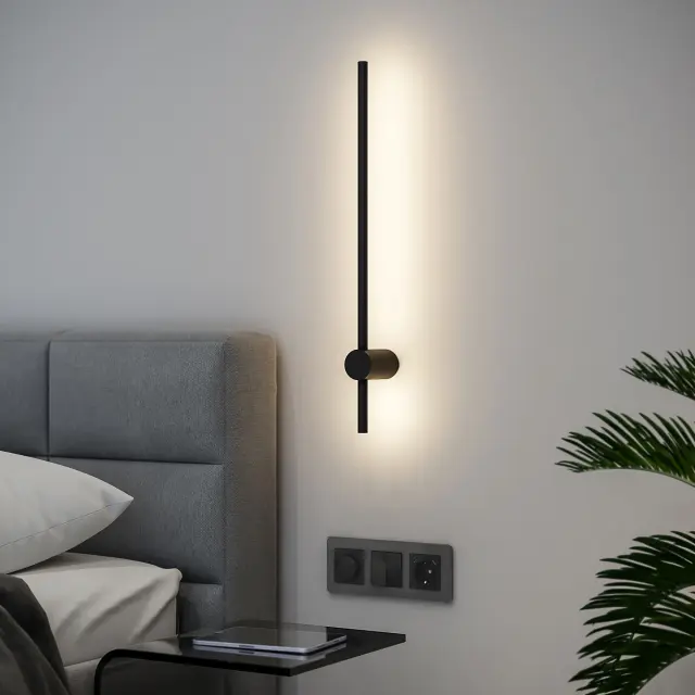 Бра Elektrostandard MRL LED 1115 черный/(a058236) CANE, ракурс 3