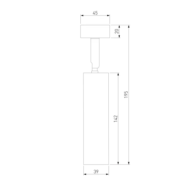 Точечный светильник Elektrostandard 85239/01/(a058271) DIFFE — черный, ракурс 3