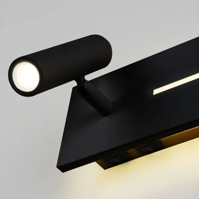 Бра Elektrostandard MRL LED 1117 черный/(a058495) TUO, ракурс 3