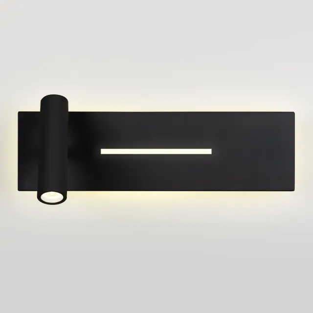 Бра Elektrostandard MRL LED 1117 черный/(a058495) TUO, ракурс 4