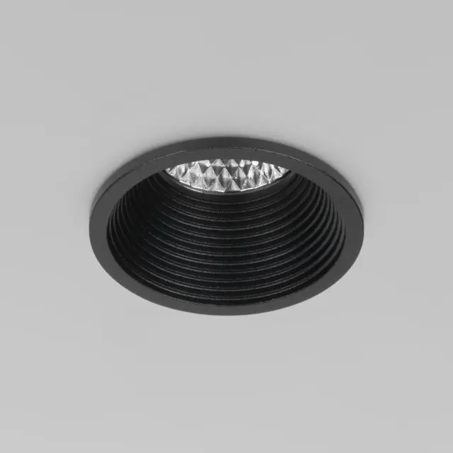 Точечный светильник Elektrostandard 25028/LED/(a058616) GUDI — черный, ракурс 2