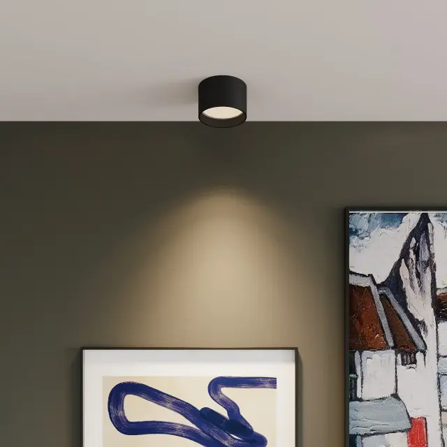 Точечный светильник Elektrostandard 25123/LED/(a058847) BANTI — черный, ракурс 2